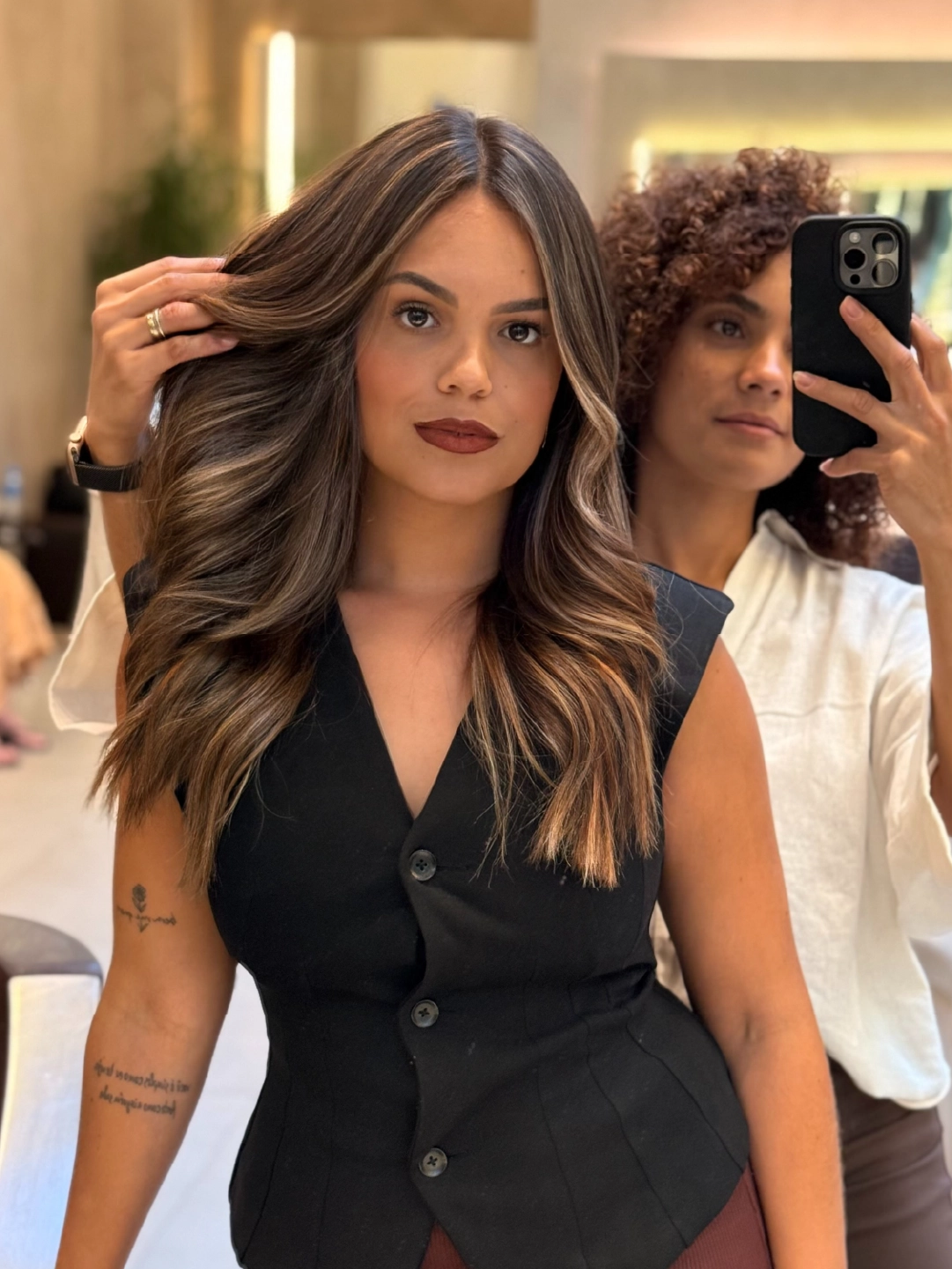 Morena iluminada