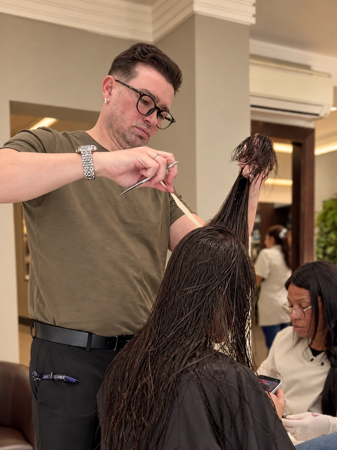 Corte repicado em cabelo longo